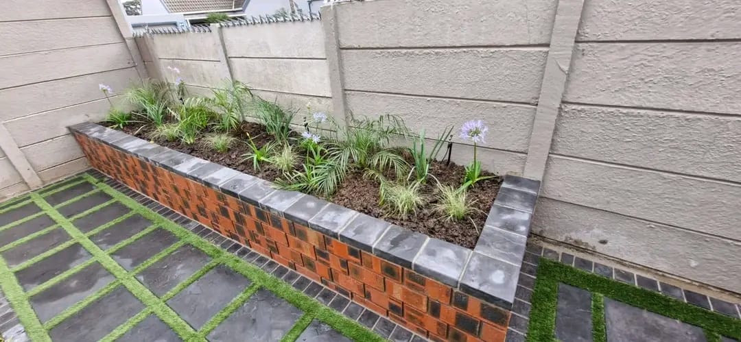 Landscaping work
